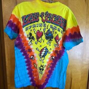 Liquid Blue Dead & Company Sphere 2025 Las Vegas Tie Dye T-Shirt